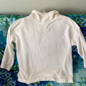 J Jill Cream High Neck Sweater 1X